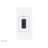 077589 Chargeur USB Type-C 1 module Mosaic Legrand Blanc