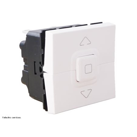 077028 Poussoir de volets roulants Mosaic Legrand Blanc
