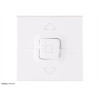 077028 Poussoir de volets roulants Mosaic Legrand Blanc