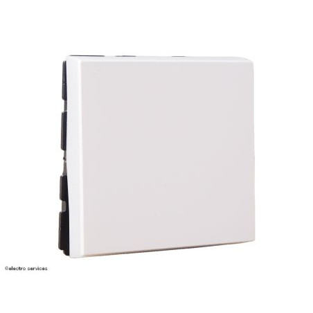 077040L Poussoir ou poussoir inverseur Mosaic Legrand 2 modules Blanc