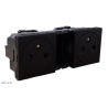 079134L Double prise de courant 2P+T Surface Mosaic Legrand Noir